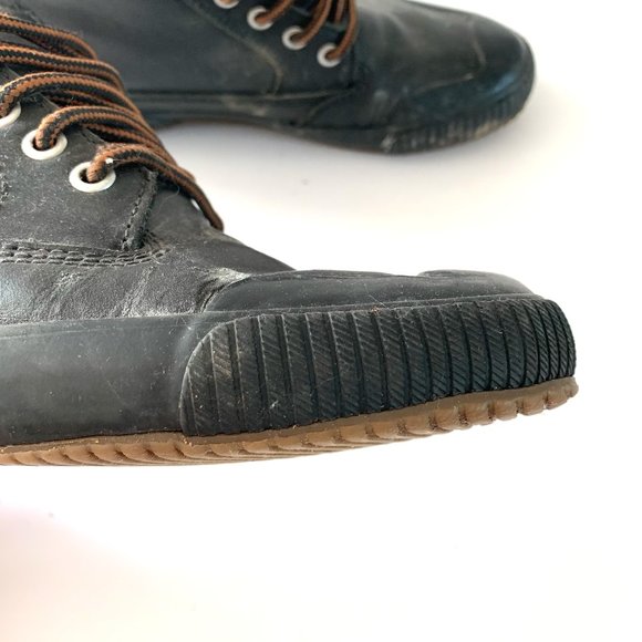 UNISEX LEATHER HIGH TOP WITH RUBBER SOLE - Chrome Bike Sneakers - Picture 10 of 10